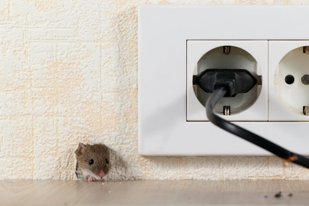 mouse in the wall